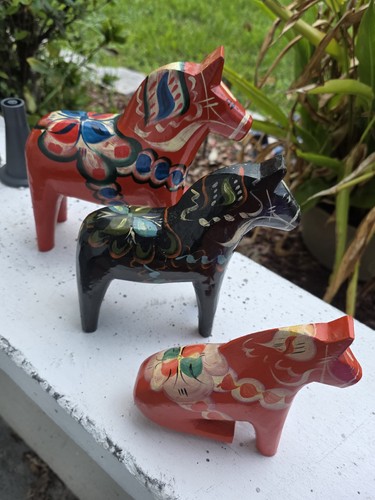 Dala horse wood - dala,