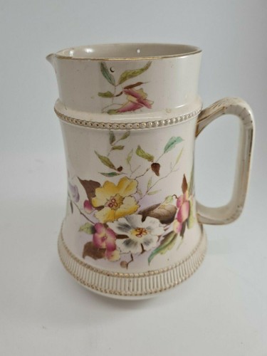 Carlton ware jug with - jug, flowers
