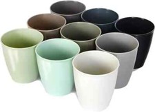 Childrens Drinking x9 Pcs Cups Kids Durable Plastic Tumbler 250ml Urban Coloured