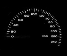 Full White LED Dash Speedo Kit