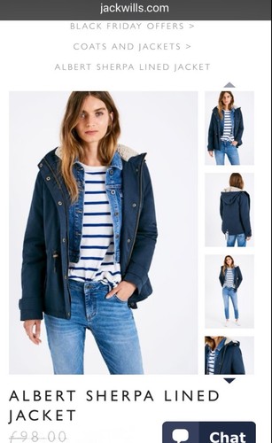 Jack wills womens sherpa lined - wills,