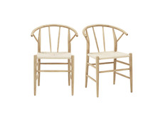 John Lewis Loaf Pitstop Curved Back White Oak Dining Chairs SET OF 4 RRP £1180