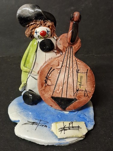 Porcelain figurine clown - porcelain,