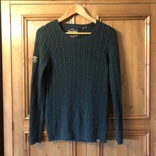 Lds superdry Jumper Uk14 In Dark Green