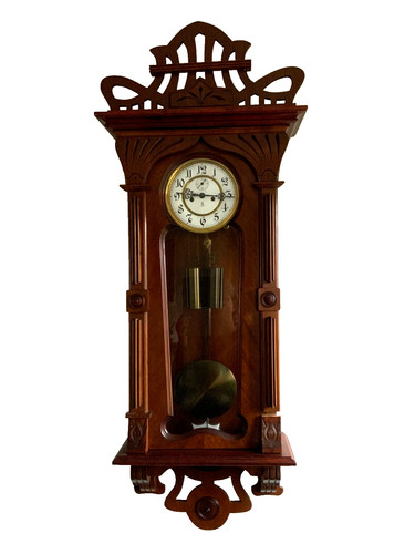 Antique german wall clock - german,