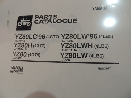 1996 parts list catalog - 1996, /