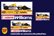Williams FW15C 1993 Damon Hill F1 Sponsor Sticker Vinyl - Scuderia GP