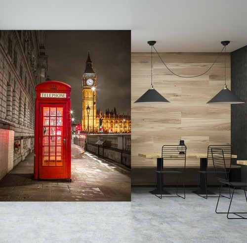 London red phone booth - red,