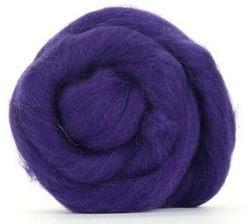 Purple merino wool dyed - merino,