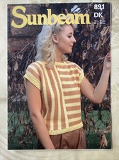 Sunbeam knitting pattern 891