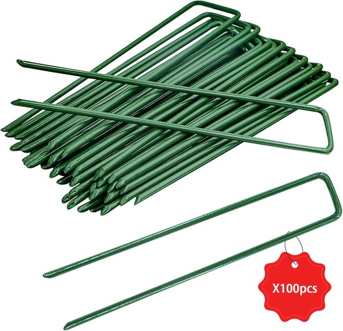 100x pins green artificial - pins,