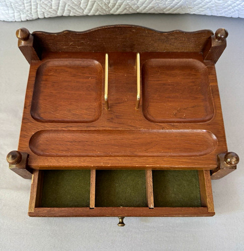 Vintage wooden dresser valet - vintage,