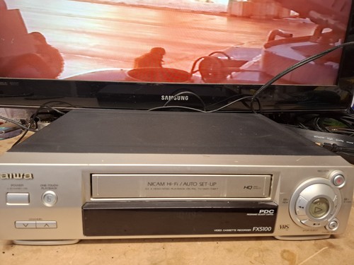 Aiwa video recorder vhs - video,