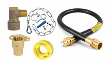 Gas cooker hose bayonet kit - cooker,