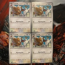 4x Fearow 103/132 Me01: Mega Evolution Regular-4x Deck Pack