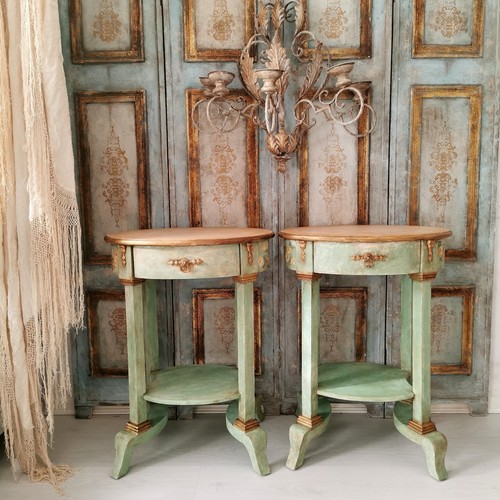 Beautiful pair bedside - beautiful,