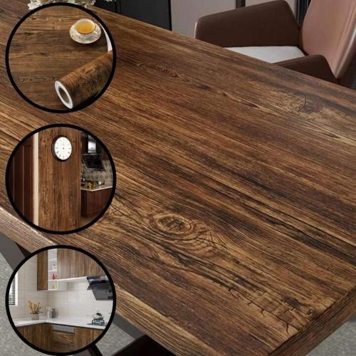 Wood effect vinyl wrap self - wood,
