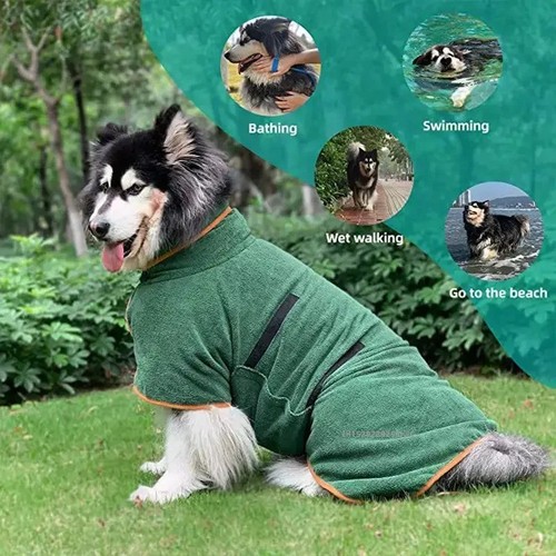 Dog bathrobe towel - uk,