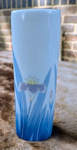 Vintage michael iris vase - vintage,
