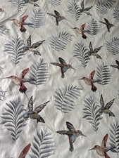 Embroidered Hummingbird Fabric