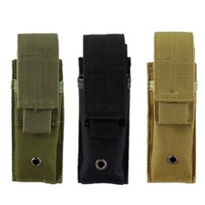 Tactical Open Top Single Magazine Pouch Molle Pistol Clip Mag Pouch Cartridge