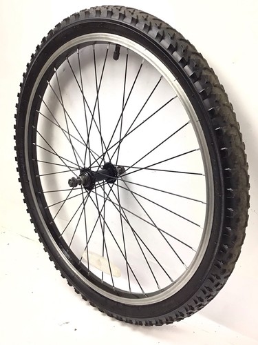 Bicycle front black alloy - 24",