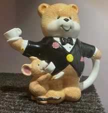 Cute Decorative Tea Drinking Teddy Bear TEAPOT