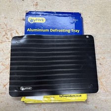 Fast Defrosting Tray Frozen Food Meat Rapid Defrost Aluminium Plate e6-2