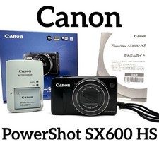 Canon PowerShot SX600 HS Digital Camera 16.0 MP 18X Optical Zoom - Black w/box