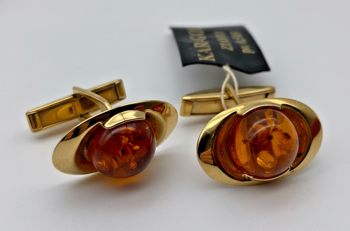 Cufflinks 14k gold 585 - gold, genuine