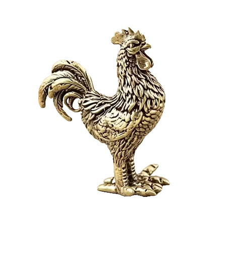 Rooster small ornament - rooster, in