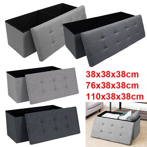 Ottoman storage box - storage, folding