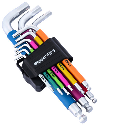 Wrightfits allen key set pcs - set, 9