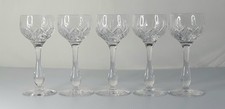 Stuart Crystal - Glengarry Cambridge - X5 Hock Wine Glasses - Vintage 