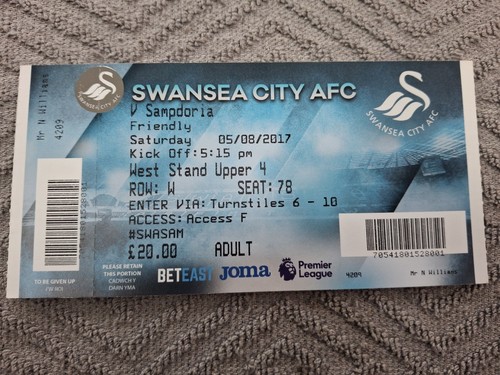 Swansea city sampdoria - v,