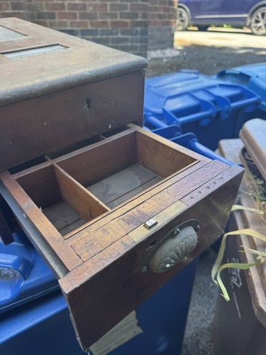 Vintage old wooden edwardian - vintage,