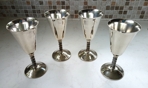 Silver plate goblets from - 4,