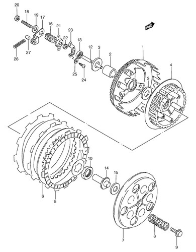 Suzuki genuine clutch release - suzuki,
