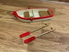 Sylvanian families calico spare red canoe and oars excellent cond boat spare ❤️