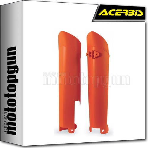 Acerbis fork cover orange ktm - orange,