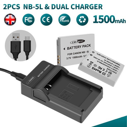Battery for canon - nb-5l,