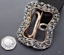  Antique Large Solid Silver