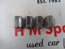 Volvo V40 Alloy Chrome Wheel Nut Set of x 4 Long Type. 36mm x 21mm 1995 - 2004