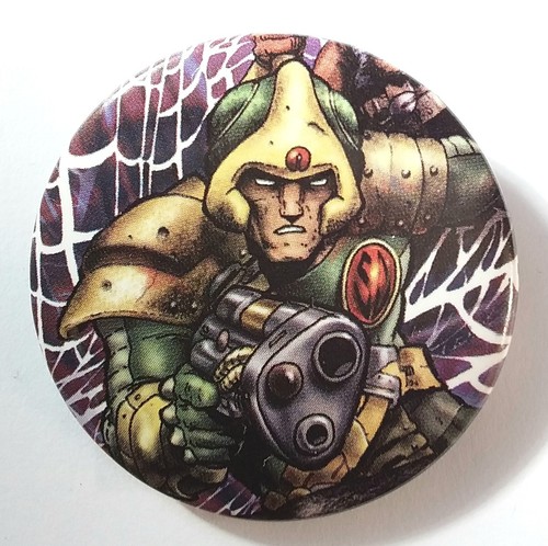 Judge dredd large button badge - judge,