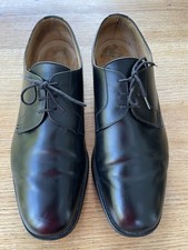 Men’s ALFRED SARGENT black leather “Drake” Oxford shoes, size UK11H