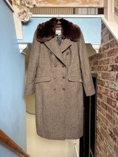 Joules Coat Size UK 14 Tweed