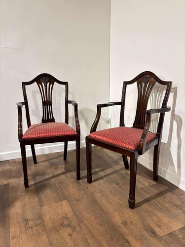 Pair reproduction mahogany - pair,