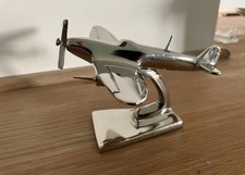 Spitfire Battle Of Britain Aeroplane WW2 Desk Top Ornament Aluminium Plane