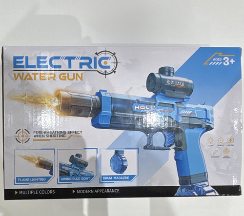 Electric water gun - water,