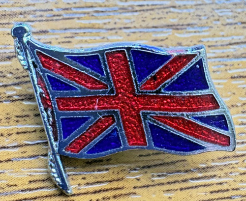 Union jack flag enamel pin - flag,